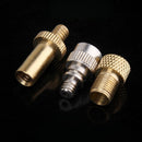 Bike Bicycle Presta to Schrader Valve Adapters+ Presta Valve Extension Newly