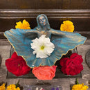 Clam Shell Goddess Ocean Altar Bowl Sculpture Figures Home Decor Craft Gift
