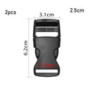 Side Release Buckles Paracord Bracelet Lock Curved Buckle Backpack Belt Parts