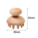 Wooden Massage Comb Acupoint Massage Claw Scalp Massage Anti-hair Loss Z7R6