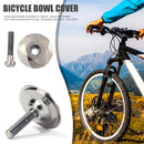 28.6mm Bicycle Headset Fork Tube Cap CNC Cycling Stem Top Bowl Cover with Screw
