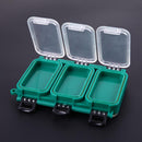 Plastic Fly Fishing Hook StorageTransparent Box Double Side 6 Trays Was