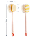 Scrub Bathing Brush Tool Body Scrubber Long Handle Brush Skin Massages