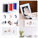 DIY Handprint Ornaments Non-Toxic Printing Oil Photo Frame Hand and Foot Print