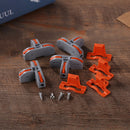 Push-in Terminal Block 4 Sets T Type Fast Wire Splitter Connector (Grey) Newly