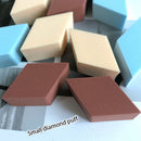 Diamond Foundation Sponge Puff Soft Wet Dry Sponge Cosmetic Tool (Beige) Newly