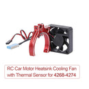 Cooler Fan w/ Temperature Sensor for 1515/1512/4268-4274/TENSHOCK 812 Motor