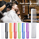 Hairdressing Carbon Anti-static Comb Wide Tooth Hair Clipper Comb (Blue)