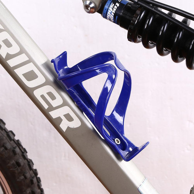 Mountain Bicycle Water Bottle Cage MTB Kettle Stand Rack with Screw (Blue)