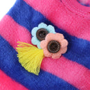 Winter Pet Dog Cat Clothes Fleece Apparel Small Animal Costume(Blue)(S)(2)