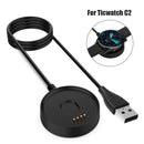 100cm Portable USB Fast Data Charger Base Replacement Cradle for Ticwatch C2