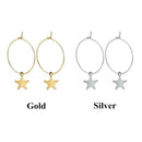 Boho Party Bohemia Hip Hop Dangle Drop Star Hoop Earrings Ear Stud Large Circle