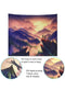 Tapestry Wall Hanging Mountain Sunset Landscape Bedroom Dorm Home 51.2 x 59.1"