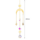 Crystal  Star Moon Sun Hanging Metal Pendant Home Decor (33)