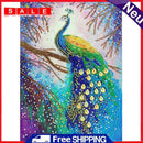 5D DIY Special Shaped Diamond Painting Peafowl Cross Stitch Craft Needlework Kit
