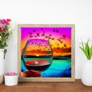 #A 5D Diamond Painting Cup View Full Round Drill Rhinestone DIY Home Decoratio