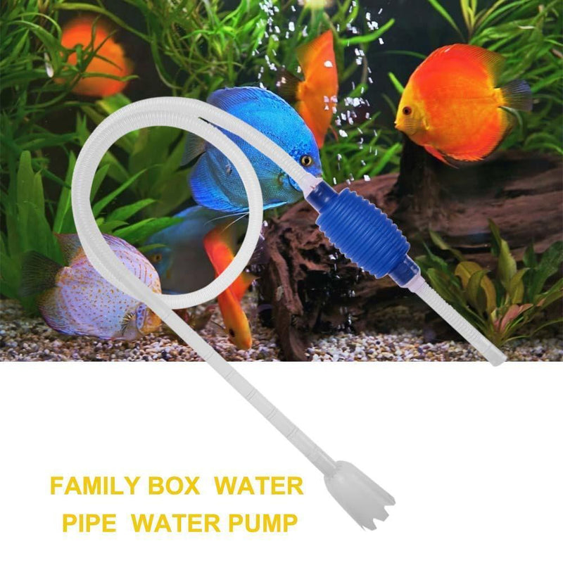 Aquarium Fish Tank Vacuum Siphon Gravel Suction Filter Cleaner Water Change Pump
