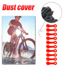 10pcs RISK Bicycle Bleed Nipple Screw Cap Oil Disc Brake Dust Cover (Red) Newly