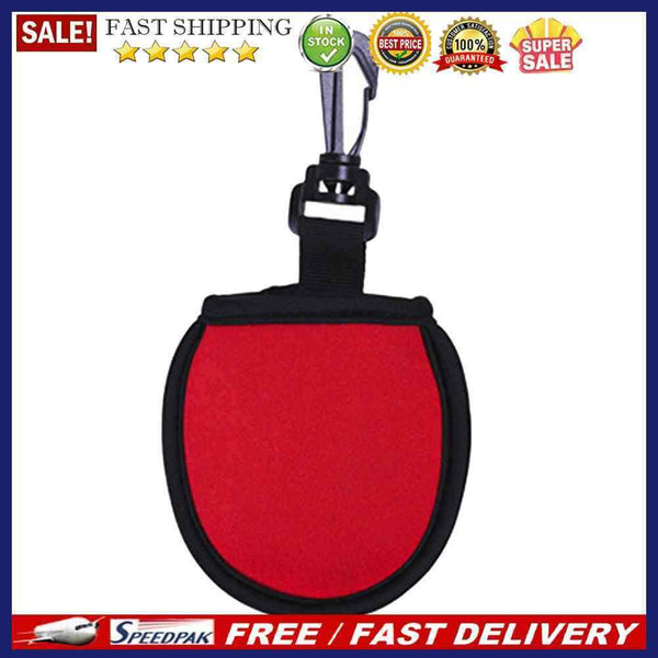 Portable Golf Ball Wiping Bag Neoprene Durable Golf Scrubbing Cleaner Washer