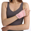 Heated Wristband Portable Wrist Heating Massager with 3 Modes (Pink) Newly