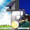 Solar Lights 3 Mode Portable Retro for Balcony Courtyard Garden Landscape Decor