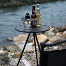 Mini Portable Folding Camping Table Tea Coffee Tripod Table Desk for Outdoo