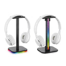 RGB Gaming Headphone Stand Desk Display Holder for Gamer PC (LED Base)