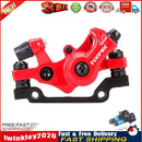 Bike Mechanic Disc Brake Caliper Brake Pad Rotors MTB Parts (Red Front) Newly