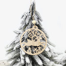 Merry Christmas Wood Chip Hanging Ornaments Christmas Decorations Xmas Tree