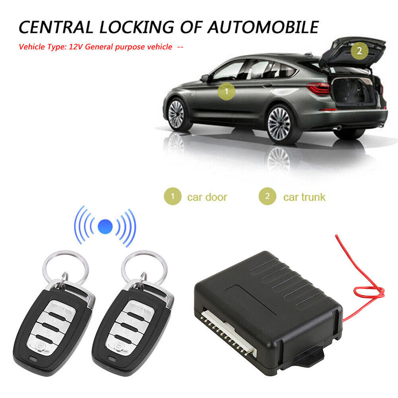 Car Remote Central Door Lock Locking Kit Keyless Entry Alarm System 410/T208