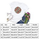 Independence Day Leopard Baseball Tea T-Shirt (White S)