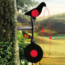 Metal Bird-Shaped Slingshot Training Target Plates Portable Alloy Shooting Train