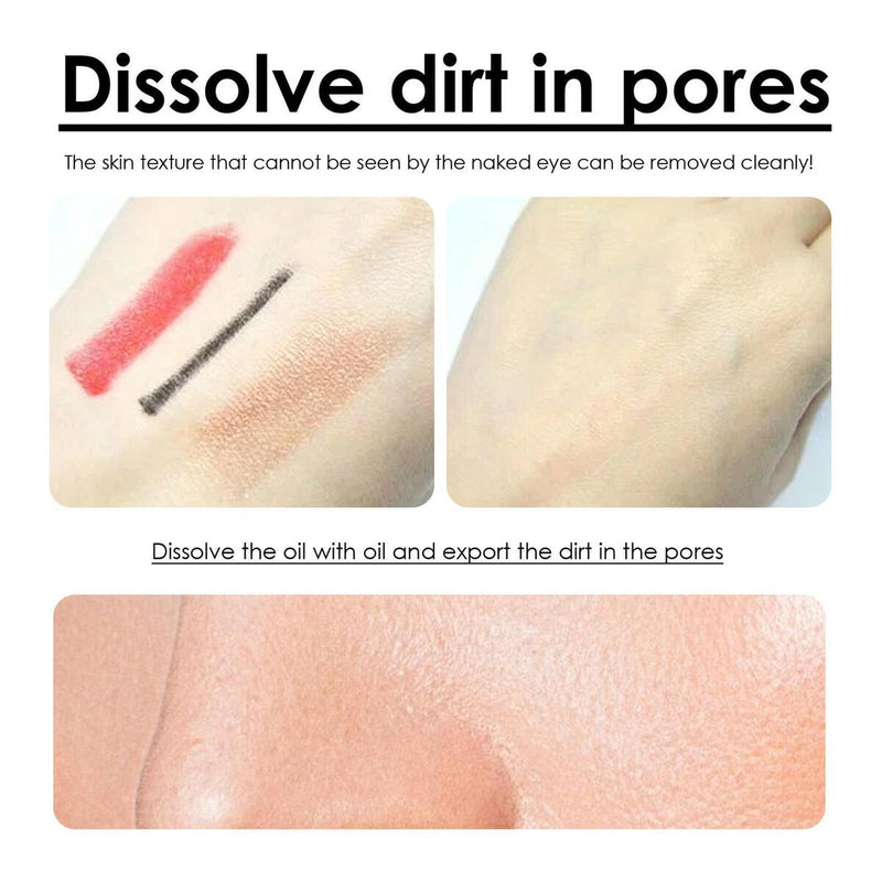 Plant Cleansing Oil Face Makeup Remover Grapeseed Oils Gentle Clean Blackhead