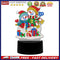LED Lamp DIY Rhinestone Cross Stitch Home Decor Mosaic Handmade Gift Orname