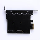 Super-Speed PCI-E, USB-3.0 19-Pin 5-Port PCI Express Card SATA 15PIN Makes Erwe