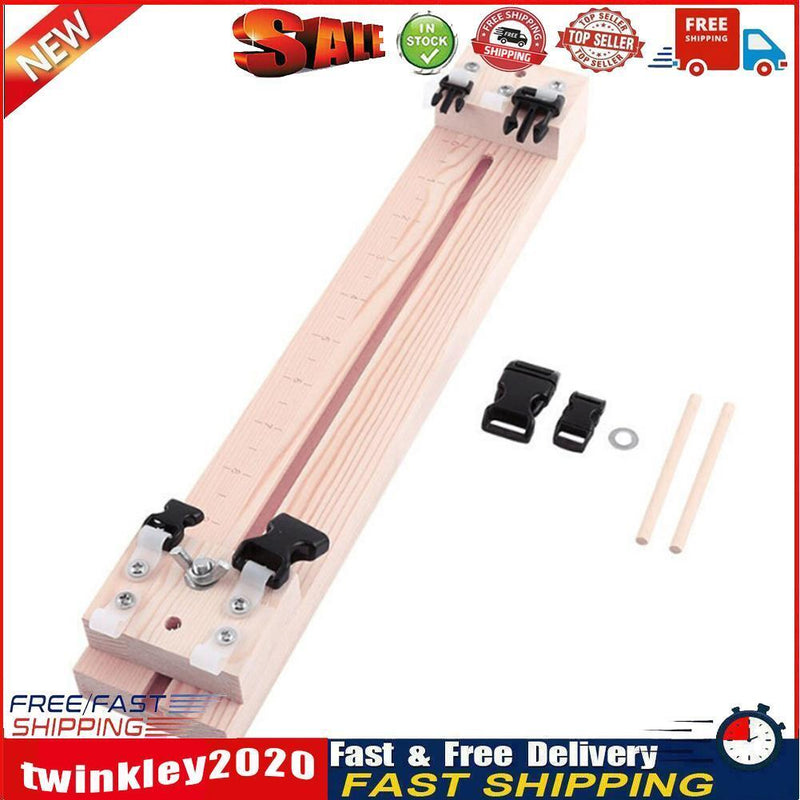 DIY Adjustable Length Umbrella Rope Bracelet Weaver Wooden Frame Tool Kit Newly