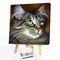 40x40cm Cat Dogs Canvas Painted Oil Paint By Numbers Wall Modern Bedroom Decor