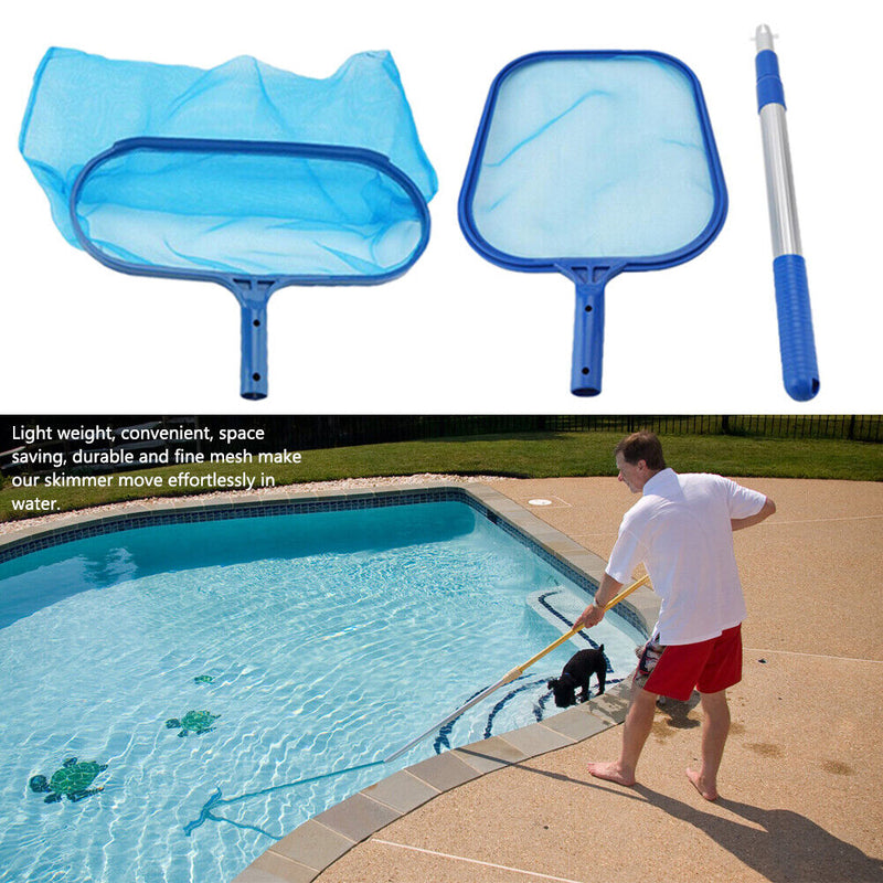 3pcs Swimming Pool Net Tool Shallow Deep Water Fishing Cleaning Net Supplies