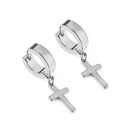Jewelry Hoop Punk Gothic Piercing Ear Stud Earrings Pendant Cross Stars Dangle