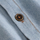 Denim Women False Decor Shirt Collar Detachable Lapel Solid Blouse Accessor