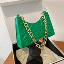 Women Zipper Lattice Crossbody Bag Female Solid Color Small Designer Clutch