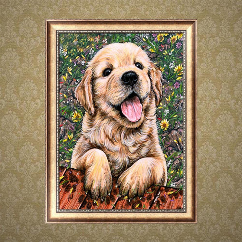 Dog 5D Diamond Painting Embroidery DIY Crafts Cross Stitch Home Decor Gift