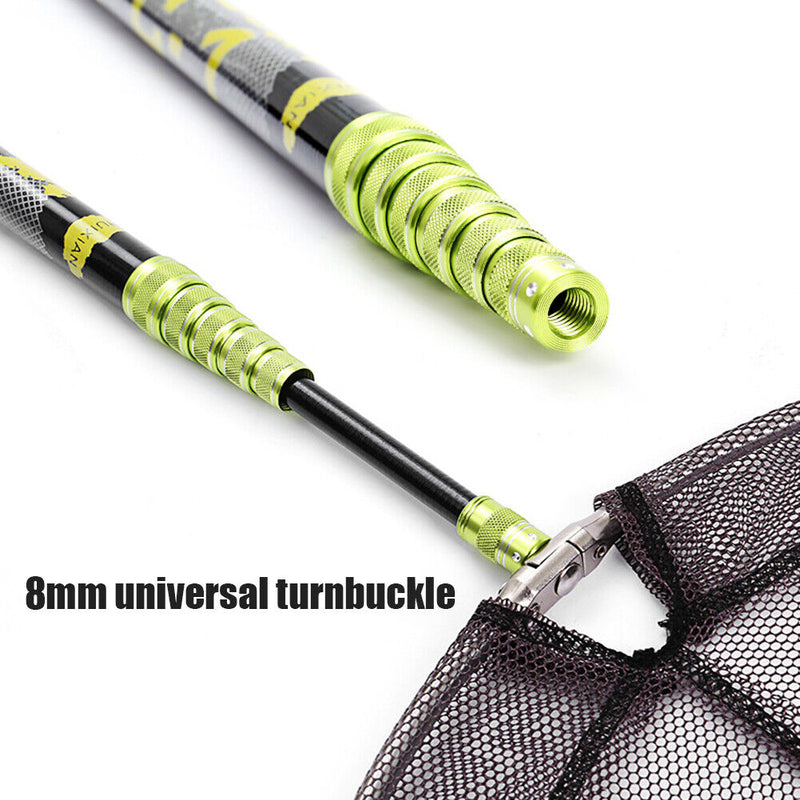 Foldable Fishing Net Pole Telescopic Fishing Landing Nets (No Net Head) Newly