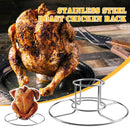 Beer Can Chicken Rack Stainless Steel Chicken Stand for Smoker and Grill.