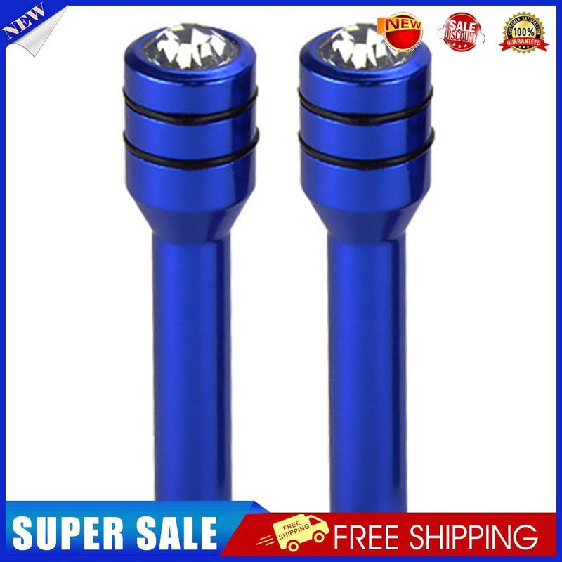 Bling Car Door Lock Knob Aluminum Door Lock Knob Pull Pin 2 Pack (Blue)