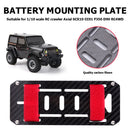 Battery Mounting Plate for Climbing Off-road Car Axial SCX10 CC01 F350 D90