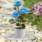 #A 3LED Rose Flower Solar Light Potted Plant Landscape Lamp Home Office Decorati