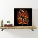 Painting by Numbers Y Sikahirsch Hand Painted on Canvas Coloring Oil Art