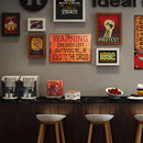 Metal Sign Plate Tin Signs Warming Tin Plate Art Wall Poster Home Decorations