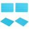 5pcs 50 Cavity Gummy Bears Silicone Soap Ice Cube Tray Baking Mold (Blue)